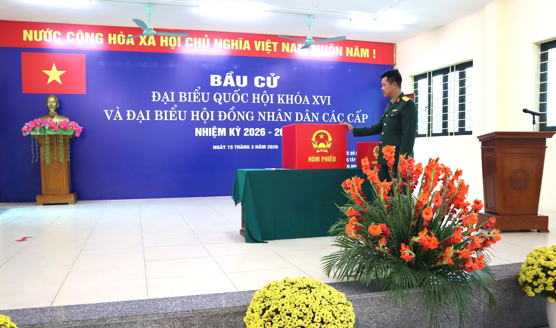 Cán bộ, chiến sĩ Tiểu đoàn 3 sẵn sàng cho ngày bầu cử- Ảnh 2.