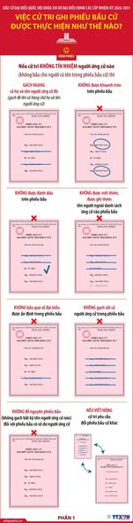 BẦU CỬ QUỐC HỘI VÀ HĐND: VIỆC CỬ TRI GHI PHIẾU BẦU CỬ ĐƯỢC THỰC HIỆN NHƯ THẾ NÀO?- Ảnh 1.