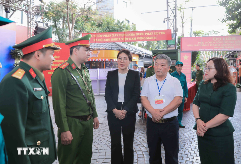 Hà Nội: Phường Cửa Nam triển khai đồng bộ phương án bảo vệ an ninh bầu cử- Ảnh 1.