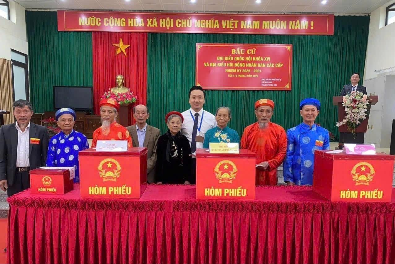 Toàn cảnh không khí bầu cử tại 126 xã, phường của Hà Nội- Ảnh 4.