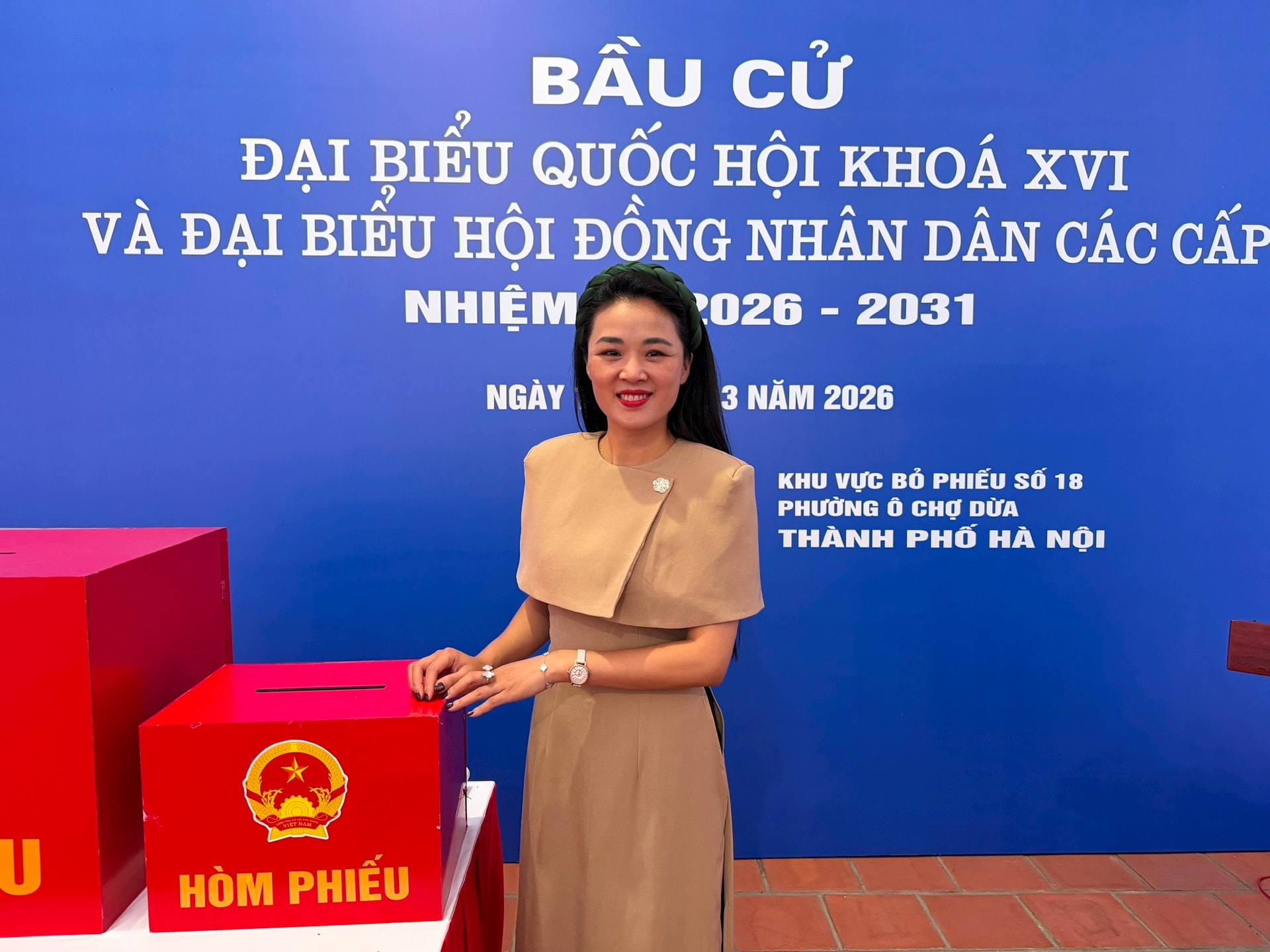 Tưng bừng Ngày hội non sông tại phường Ô Chợ Dừa- Ảnh 4.