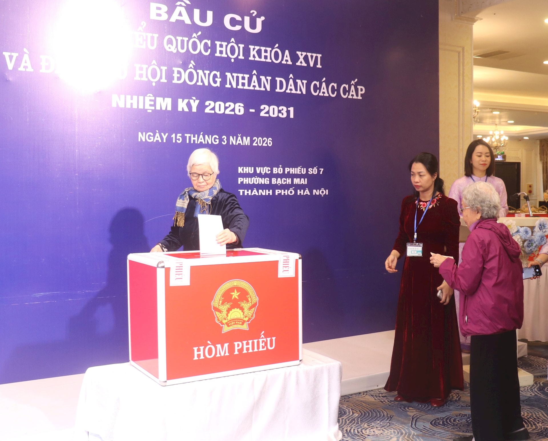 Toàn cảnh không khí bầu cử tại 126 xã, phường của Hà Nội- Ảnh 119.