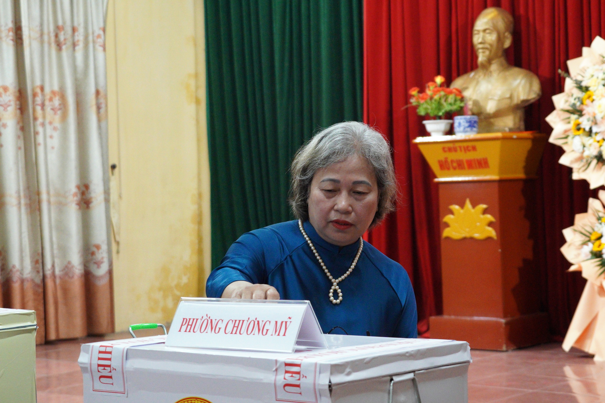 Cử tri phường Chương Mỹ hân hoan đi bầu cử đại biểu Quốc hội khóa XVI và đại biểu HĐND các cấp, nhiệm kỳ 2026 - 2031- Ảnh 16.