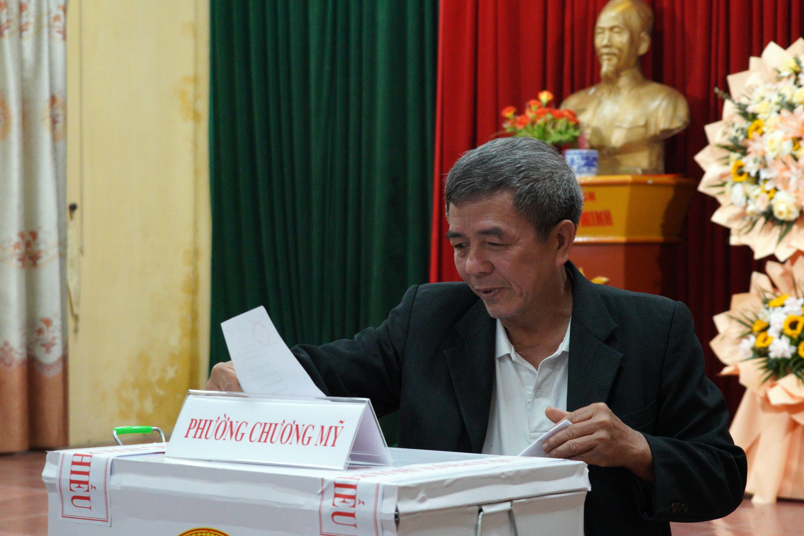 Cử tri phường Chương Mỹ hân hoan đi bầu cử đại biểu Quốc hội khóa XVI và đại biểu HĐND các cấp, nhiệm kỳ 2026 - 2031- Ảnh 22.