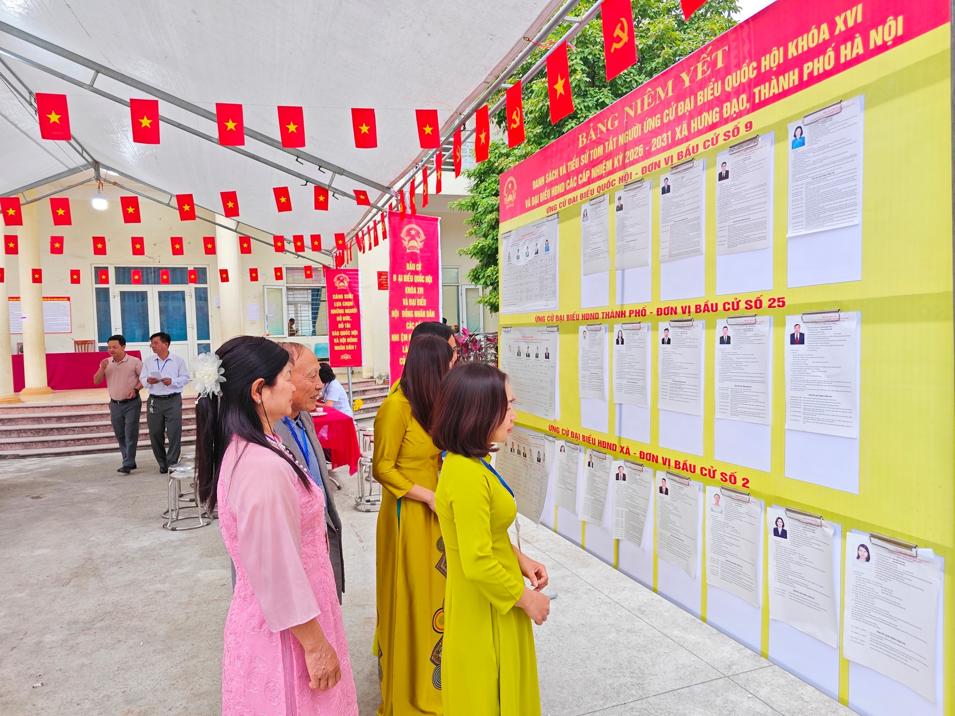 Toàn cảnh không khí bầu cử tại 126 xã, phường của Hà Nội- Ảnh 213.