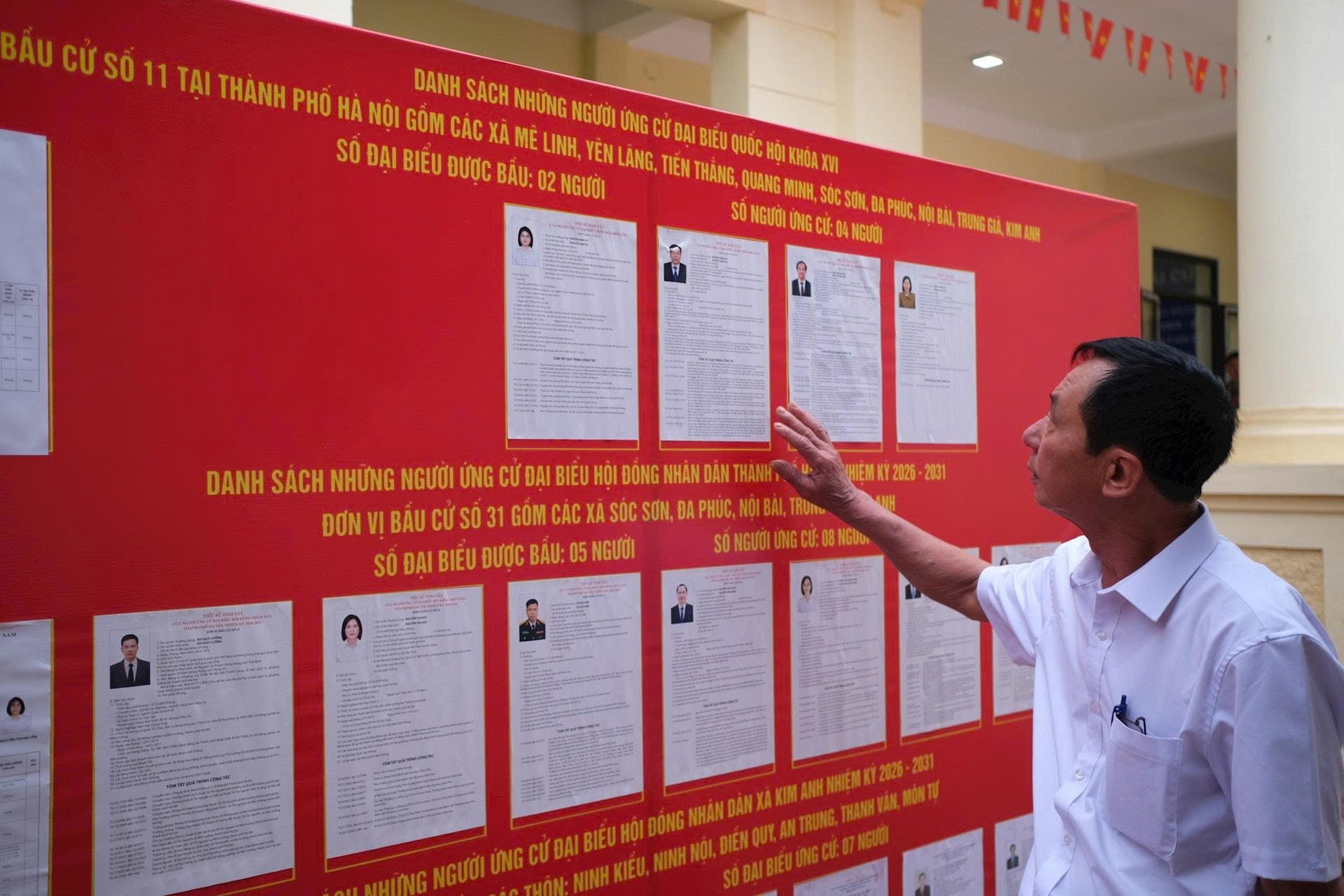 Toàn cảnh không khí bầu cử tại 126 xã, phường của Hà Nội- Ảnh 25.