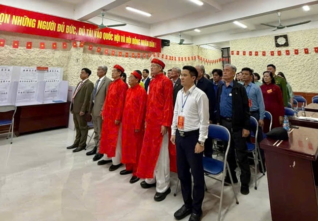 31 khu vực bỏ phiếu xã Hoài Đức đồng loạt khai mạc lúc 6h30- Ảnh 5.