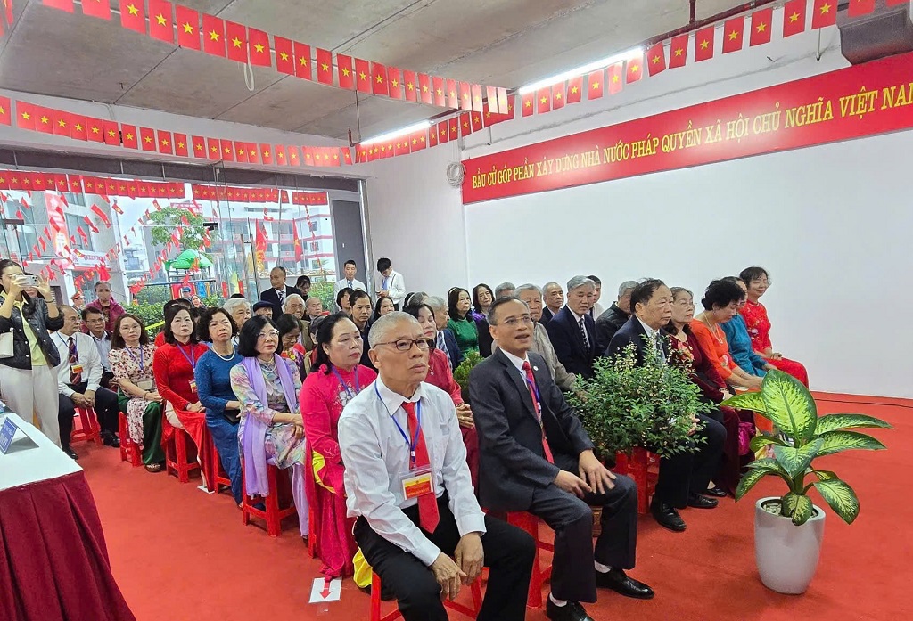 Đúng 6h30 sáng 15/3: Phường Phương Liệt đồng loạt khai mạc Ngày hội bầu cử toàn dân- Ảnh 4.