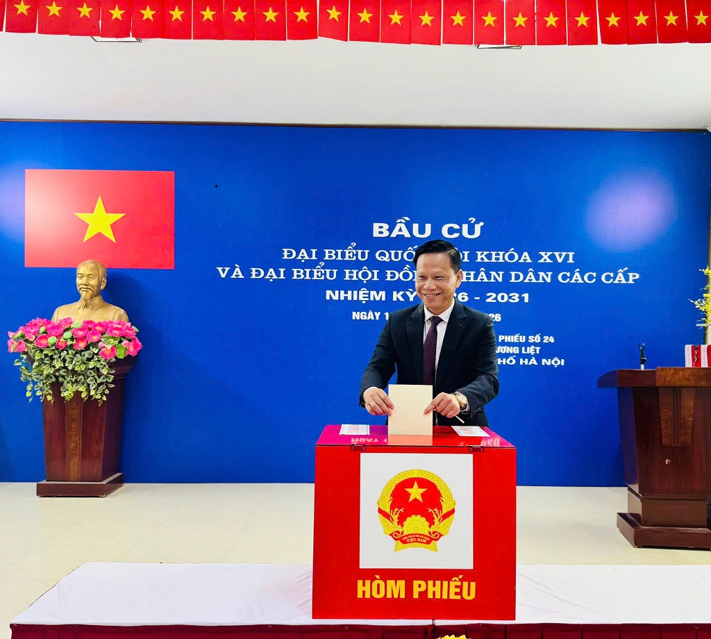 Đúng 6h30 sáng 15/3: Phường Phương Liệt đồng loạt khai mạc Ngày hội bầu cử toàn dân- Ảnh 10.