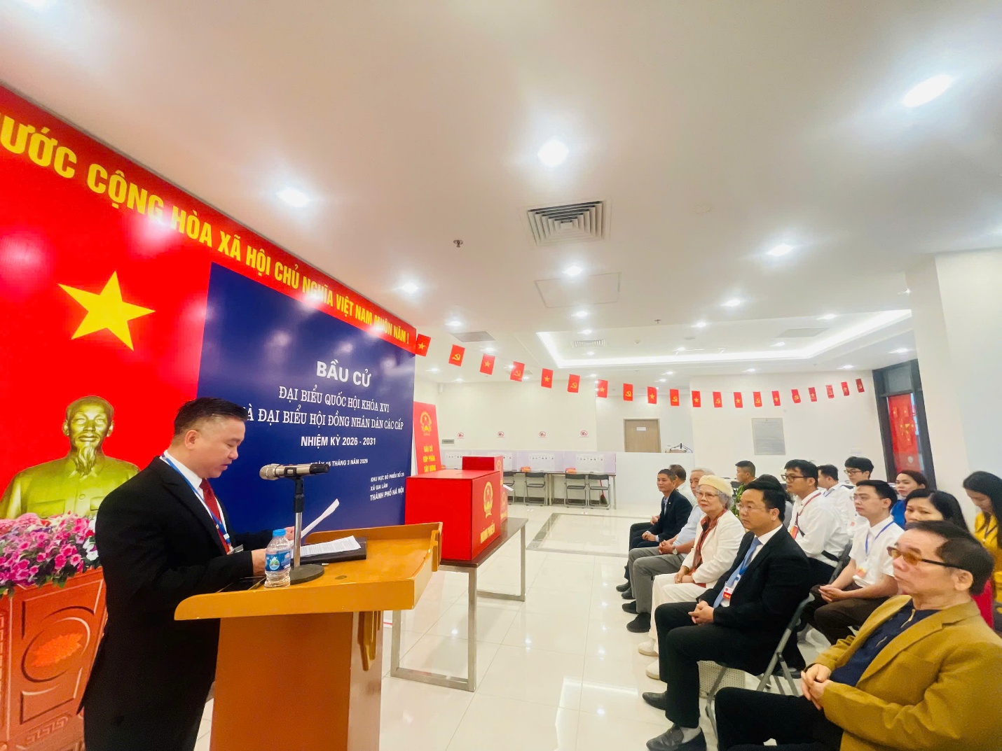 Gia Lâm rộn ràng ngày hội bầu cử – Cử tri nô nức thực hiện quyền và nghĩa vụ công dân- Ảnh 9.