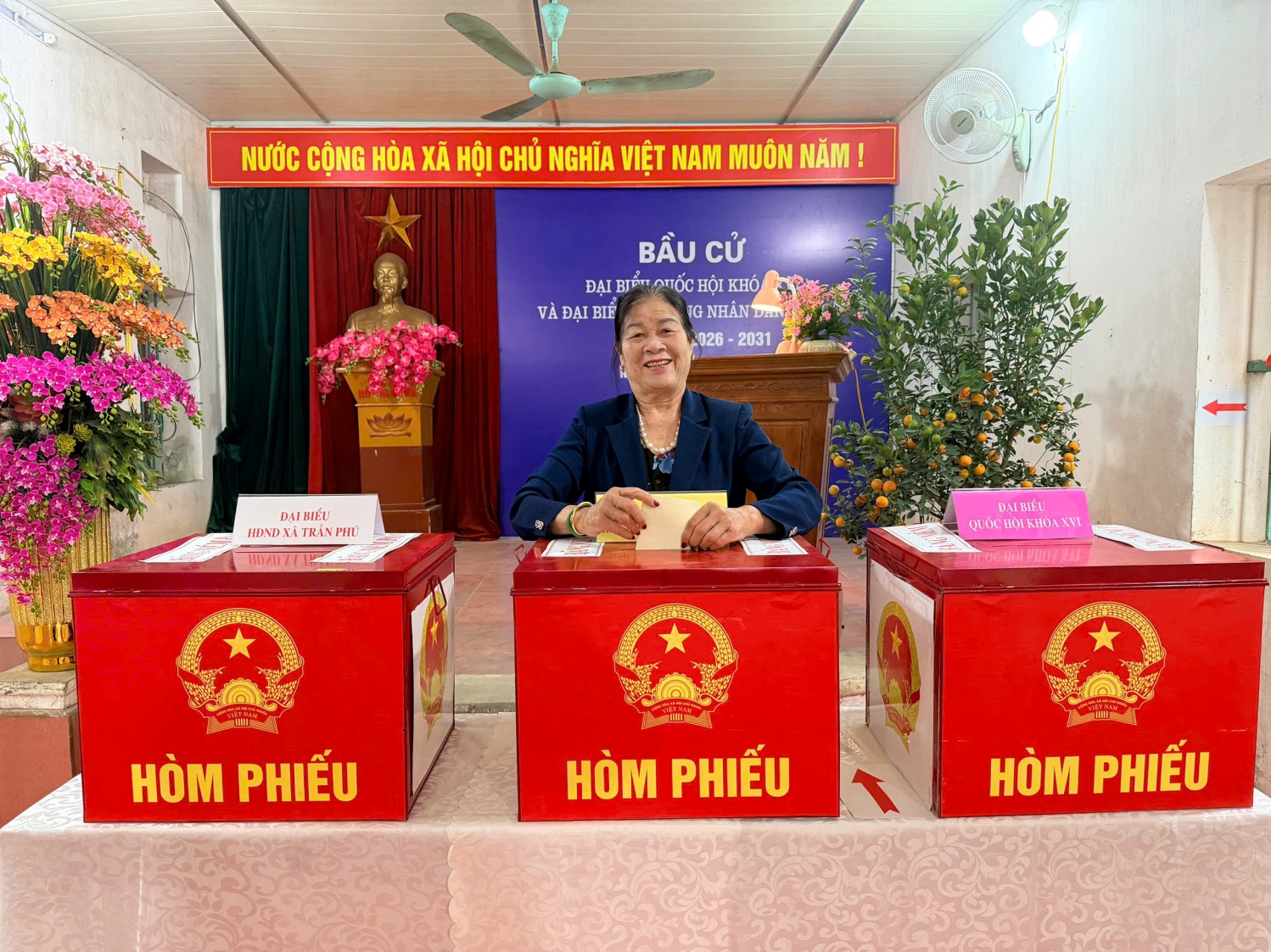 Xã Trần Phú: 7 đơn vị bầu cử đạt tỷ lệ 100% cử tri tham gia bỏ phiếu- Ảnh 4.