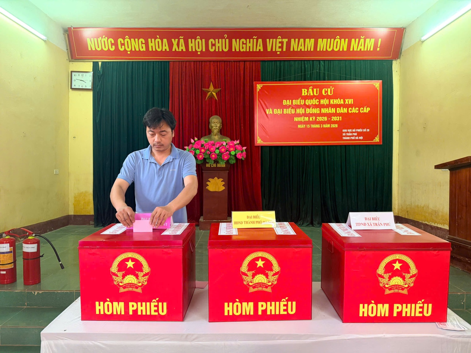 Xã Trần Phú: 7 đơn vị bầu cử đạt tỷ lệ 100% cử tri tham gia bỏ phiếu- Ảnh 5.