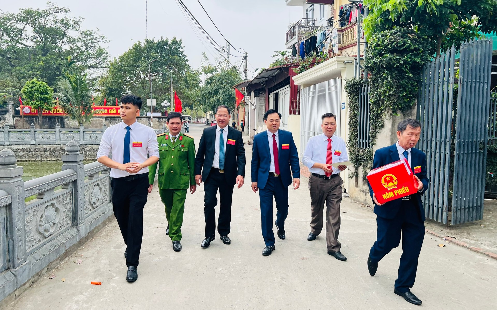 Xã Tam Hưng: 6 đơn vị bầu cử đạt tỷ lệ 100% cử tri tham gia bỏ phiếu