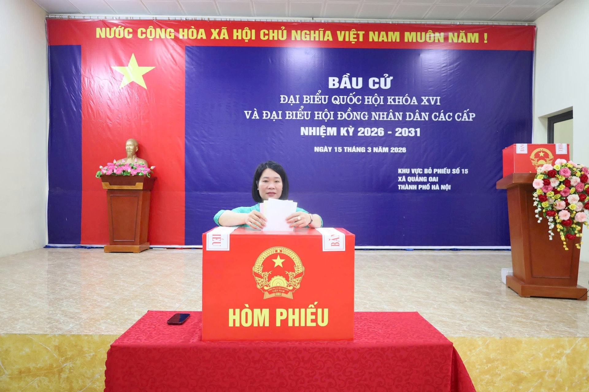 Toàn cảnh không khí bầu cử tại 126 xã, phường của Hà Nội- Ảnh 67.