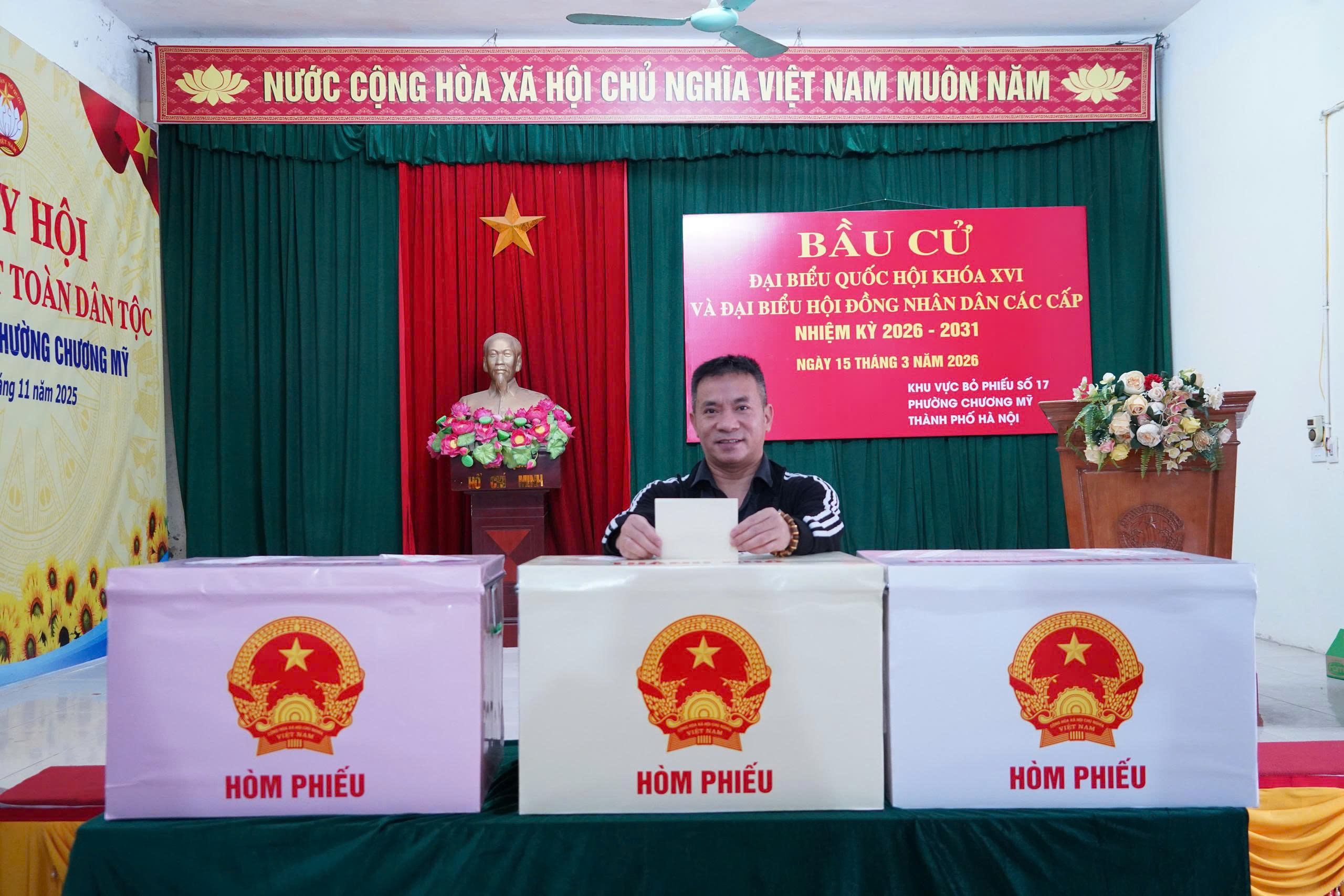 Cử tri phường Chương Mỹ hân hoan đi bầu cử đại biểu Quốc hội khóa XVI và đại biểu HĐND các cấp, nhiệm kỳ 2026 - 2031- Ảnh 10.