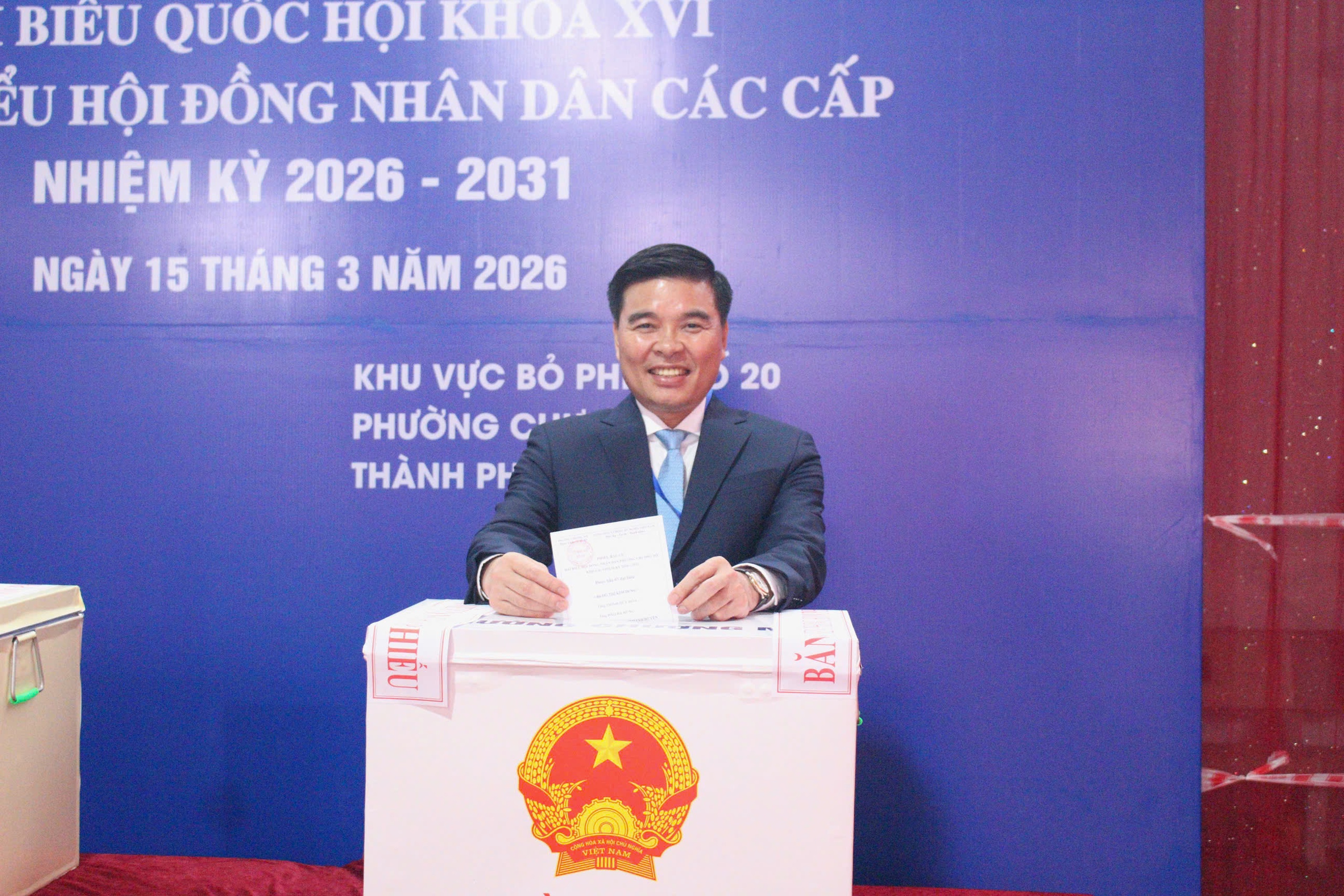 Cử tri phường Chương Mỹ hân hoan đi bầu cử đại biểu Quốc hội khóa XVI và đại biểu HĐND các cấp, nhiệm kỳ 2026 - 2031- Ảnh 3.