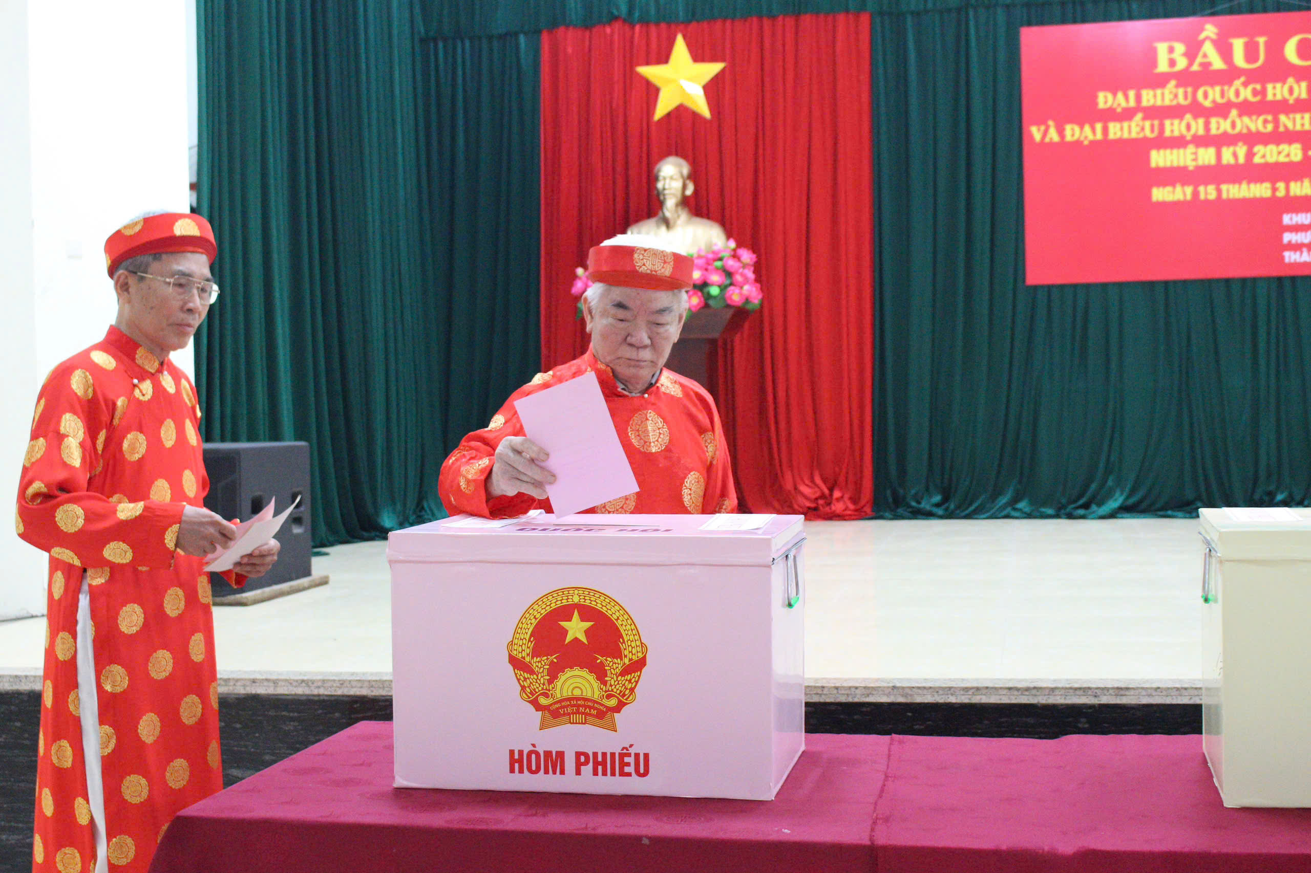 Cử tri phường Chương Mỹ hân hoan đi bầu cử đại biểu Quốc hội khóa XVI và đại biểu HĐND các cấp, nhiệm kỳ 2026 - 2031- Ảnh 33.