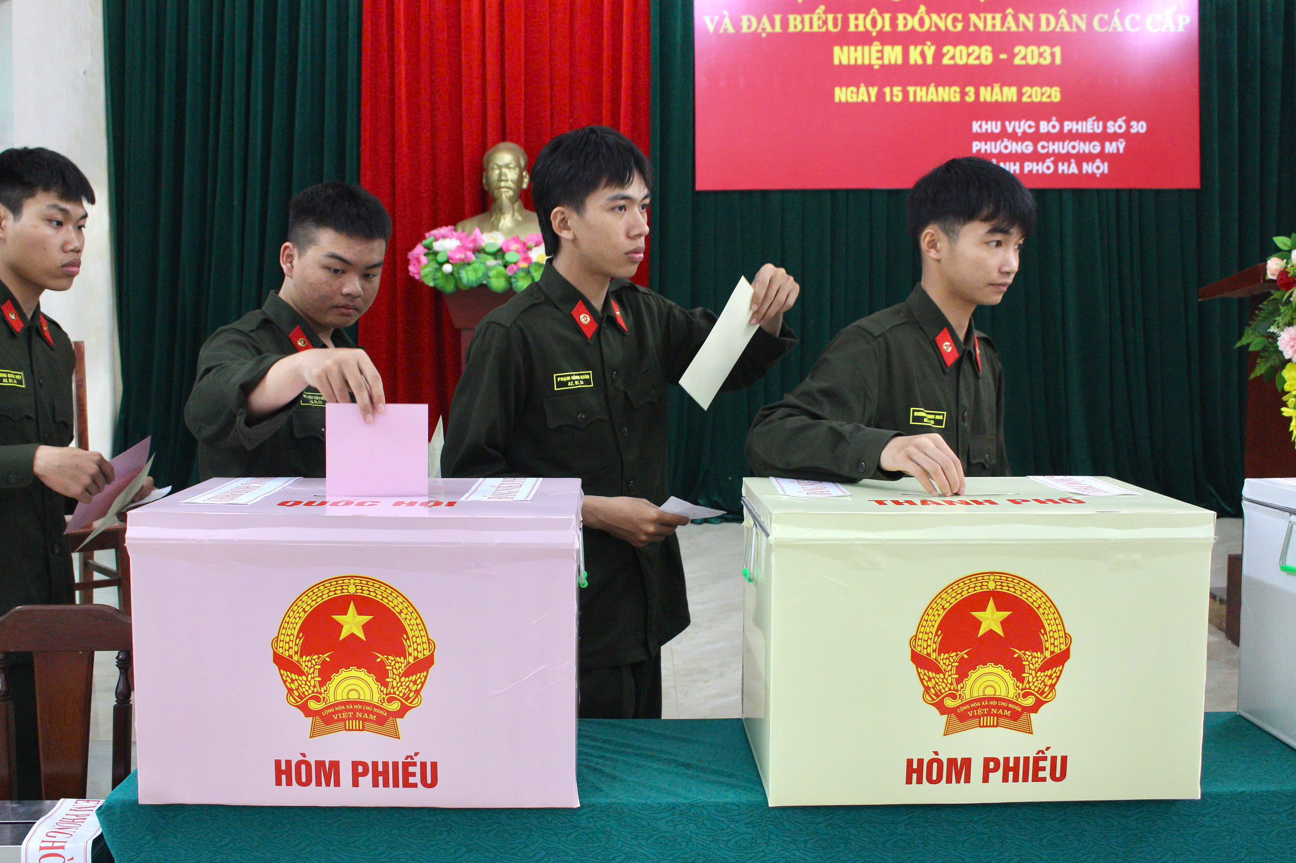 Cử tri phường Chương Mỹ hân hoan đi bầu cử đại biểu Quốc hội khóa XVI và đại biểu HĐND các cấp, nhiệm kỳ 2026 - 2031- Ảnh 35.