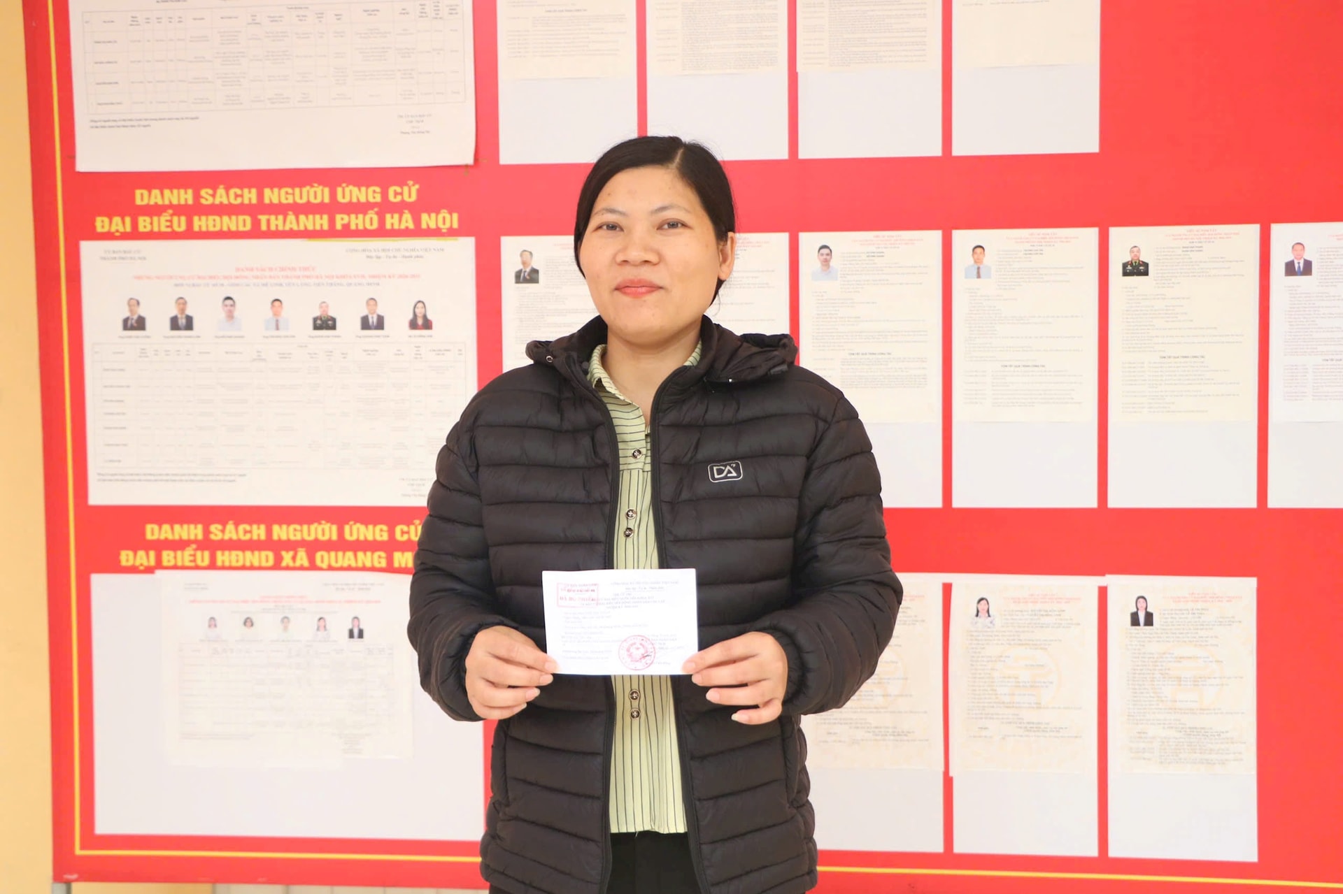 Lãnh đạo xã Quang Minh kiểm tra công tác bầu cử tại địa phương- Ảnh 9.