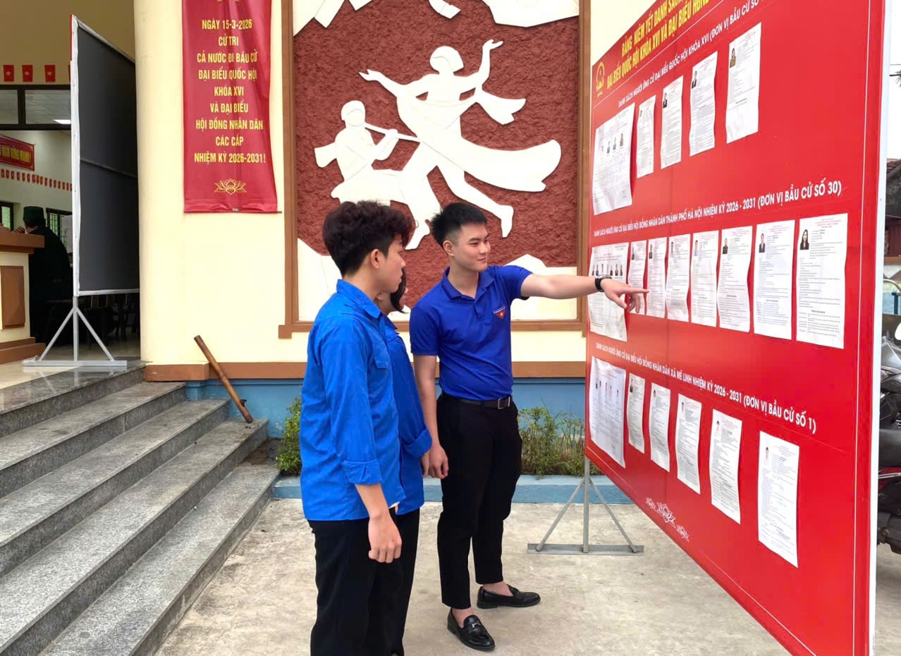 Toàn cảnh không khí bầu cử tại 126 xã, phường của Hà Nội- Ảnh 18.