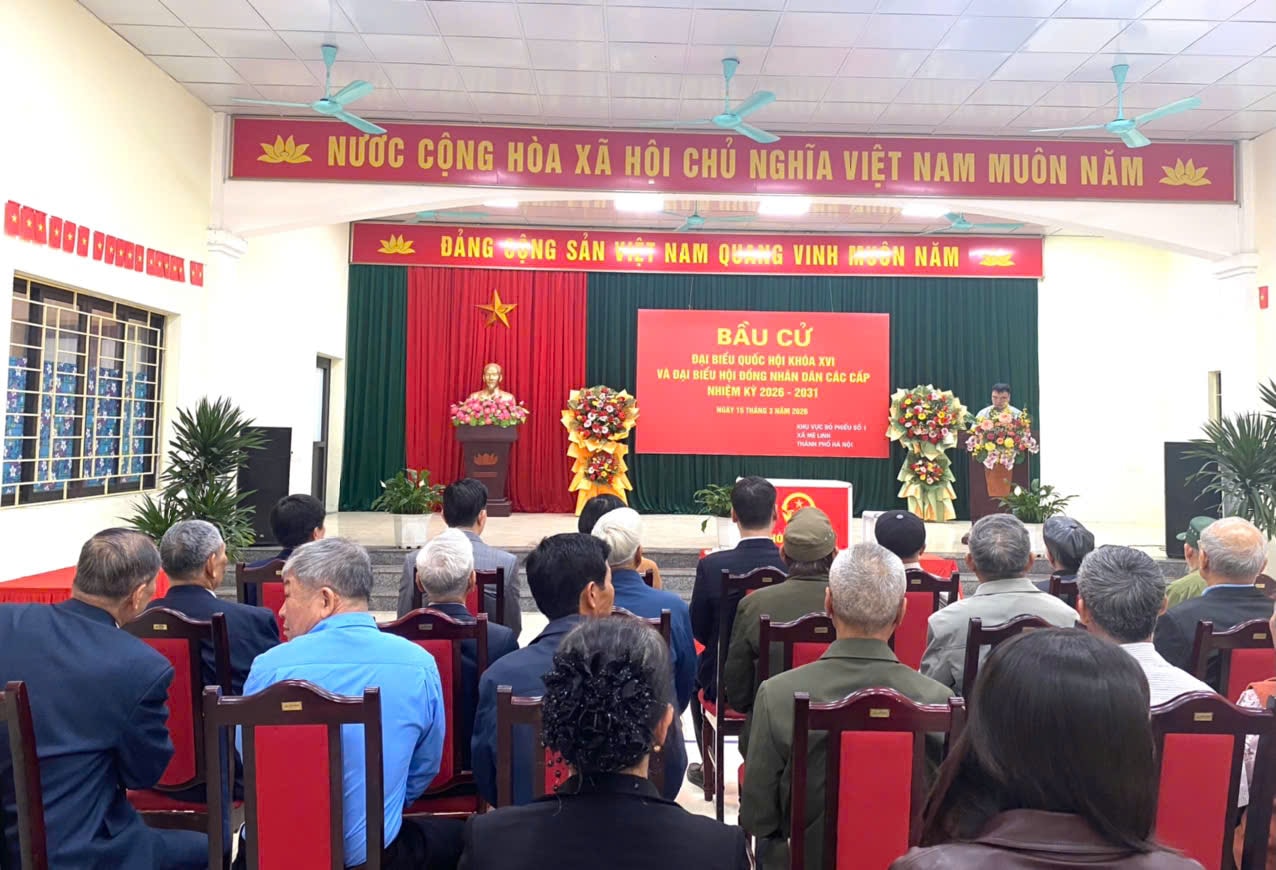 Toàn cảnh không khí bầu cử tại 126 xã, phường của Hà Nội- Ảnh 15.