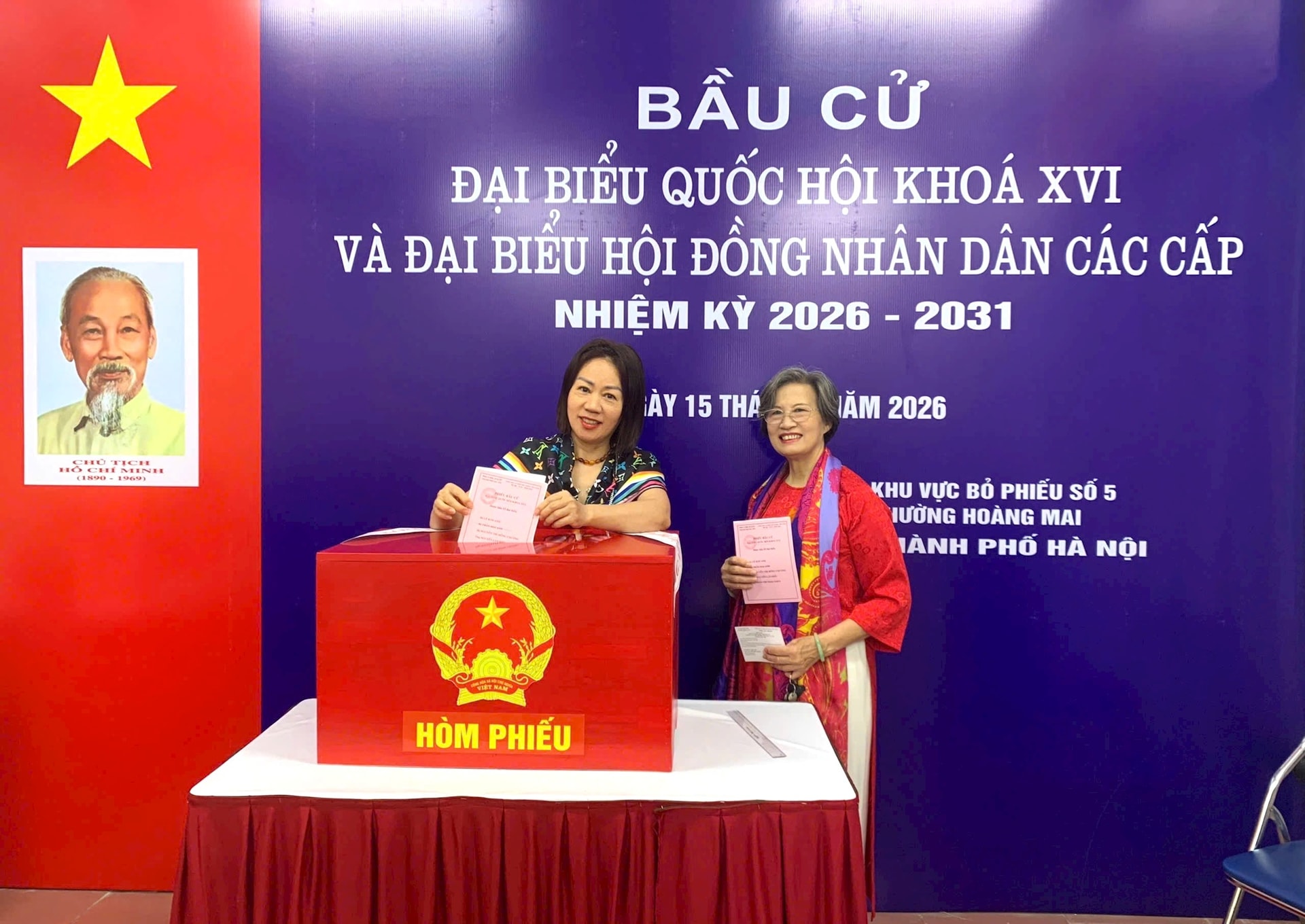 Hà Nội: 89,09% cử tri đã tham gia bỏ phiếu tính đến 15h ngày 15-3- Ảnh 1.