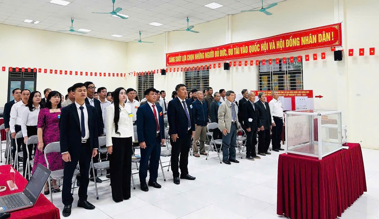 Cử tri Mê Linh hân hoan đi bầu cử, kỳ vọng vào các đại biểu có đức, có tài- Ảnh 10.