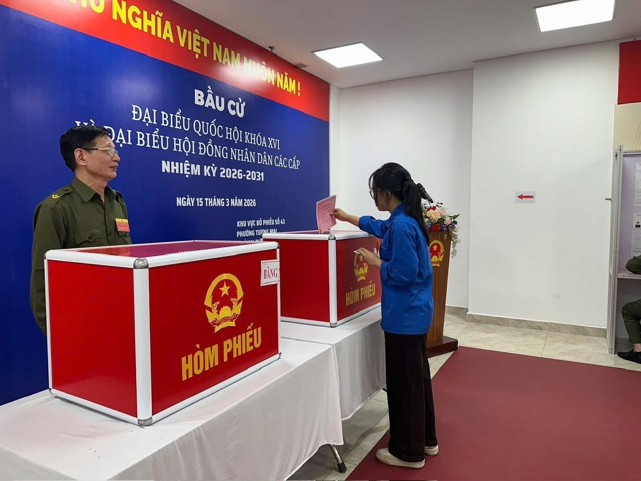 Phường Tương Mai hoàn tất công tác bầu cử- Ảnh 1.