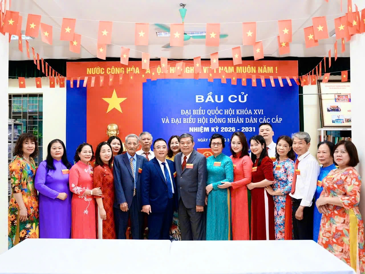 Khương Đình tổ chức thành công ngày hội bầu cử của toàn dân- Ảnh 1.