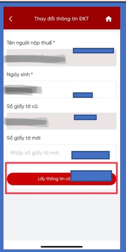 Hướng dẫn cập nhật thông tin đăng ký thuế trên Etax Mobile- Ảnh 3.