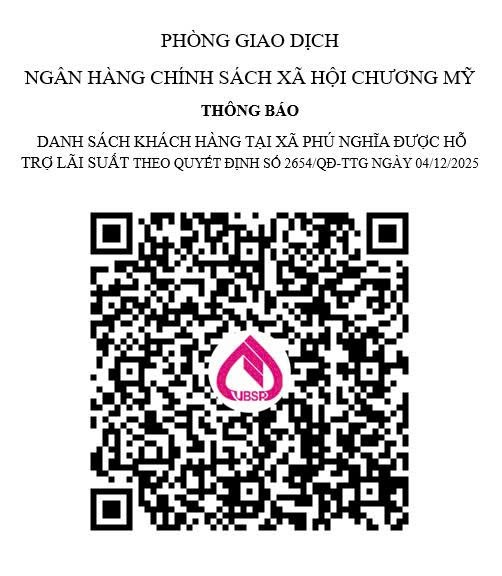 Ngân hàng Chính sách Xã hội Chương Mỹ công khai số tiền giảm lãi suất cho vay đối với khách hàng bị ảnh hưởng sau bão số 12 năm 2025- Ảnh 1.