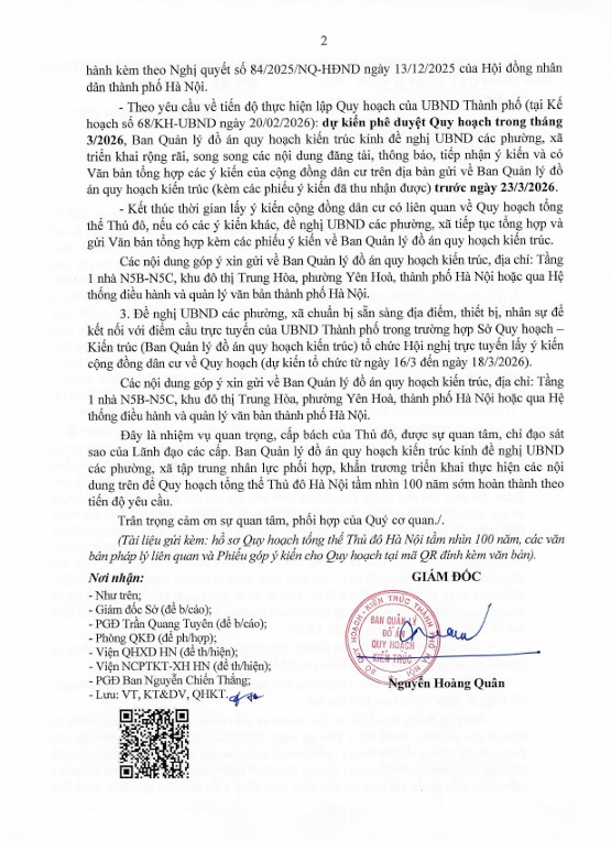 Lấy ý kiến UBND cấp xã và cộng đồng dân cư có liên quan đối với Quy hoạch tổng thể Thủ đô Hà Nội tầm nhìn 100 năm- Ảnh 2.