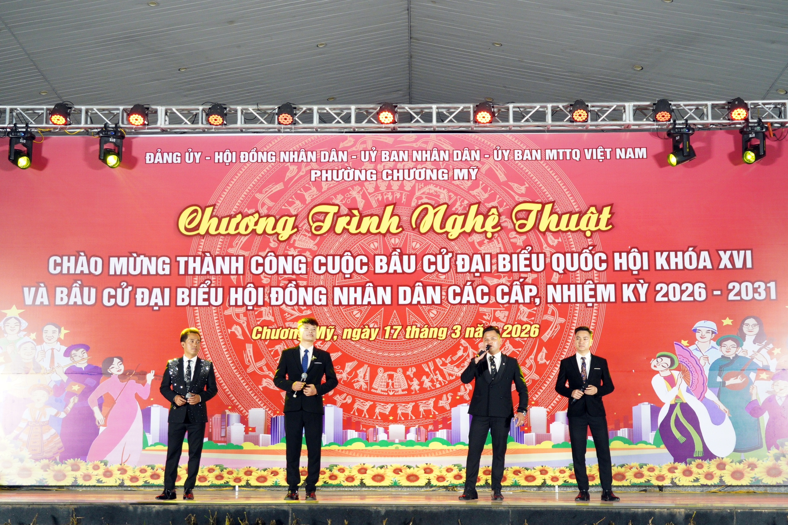 Phường Chương Mỹ chào mừng thành công cuộc bầu cử đại biểu Quốc hội khóa XVI và bầu cử đại biểu HĐND các cấp, nhiệm kỳ 2026–2031- Ảnh 3.