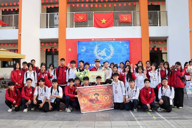 Kịch tính Chung kết “Đường lên đỉnh Olympia” 2026 tại THPT Hoài Đức A.- Ảnh 11.
