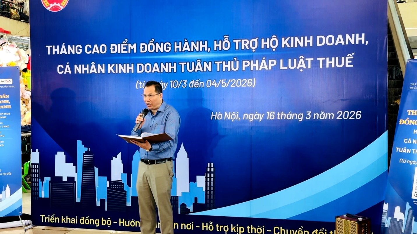 Thuế Hà Nội ra quân Tháng cao điểm đồng hành, hỗ trợ hộ kinh doanh quyết toán thuế- Ảnh 9.