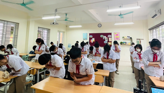 TRƯỜNG THCS THỊNH LIỆT TÍCH CỰC LAN TỎA VĂN HÓA ỨNG XỬ, XÂY DỰNG "TRƯỜNG HỌC HẠNH PHÚC"- Ảnh 2.