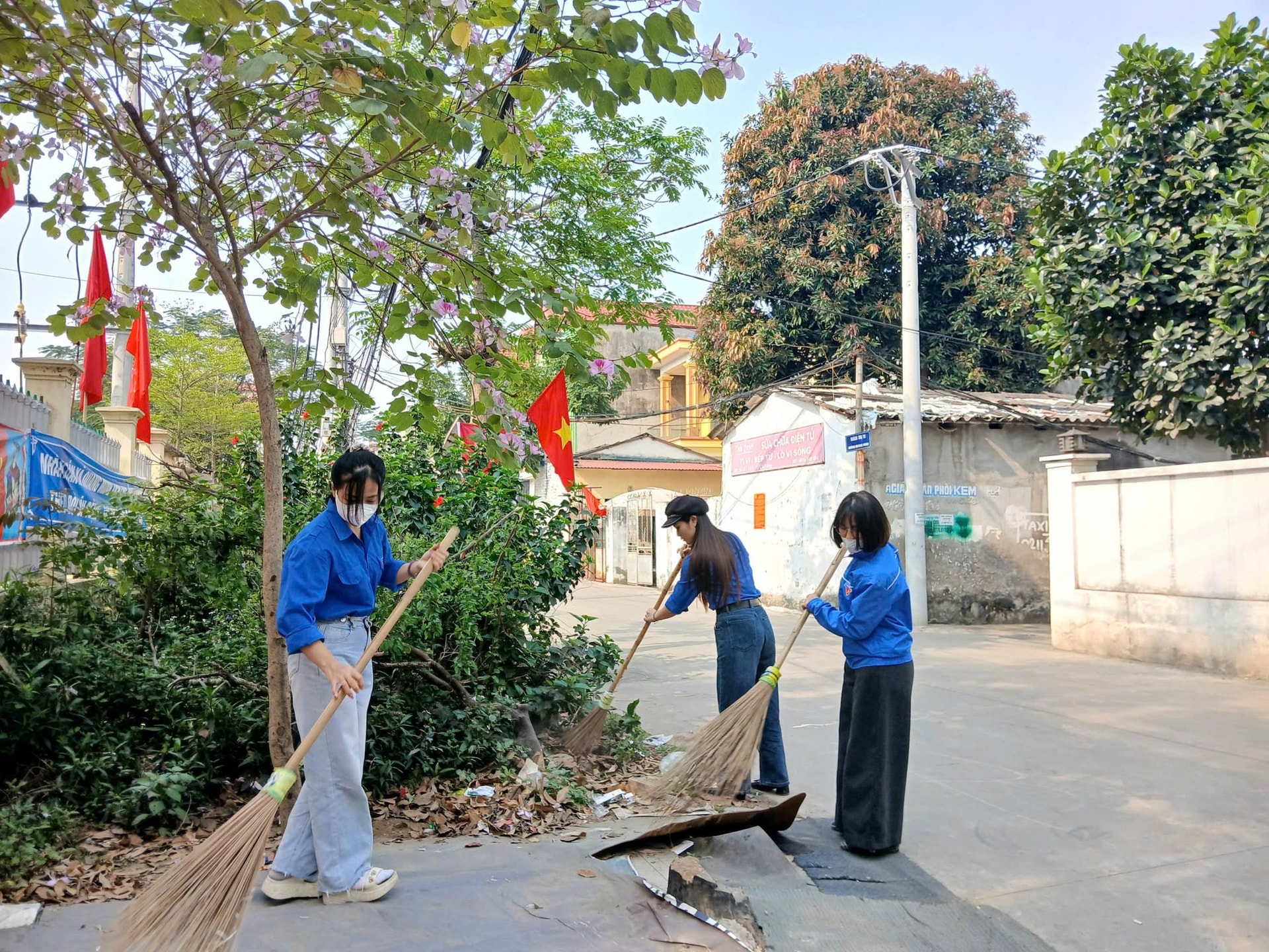 Tuổi trẻ xã Quang Minh hướng về ngày hội non sông- Ảnh 5.