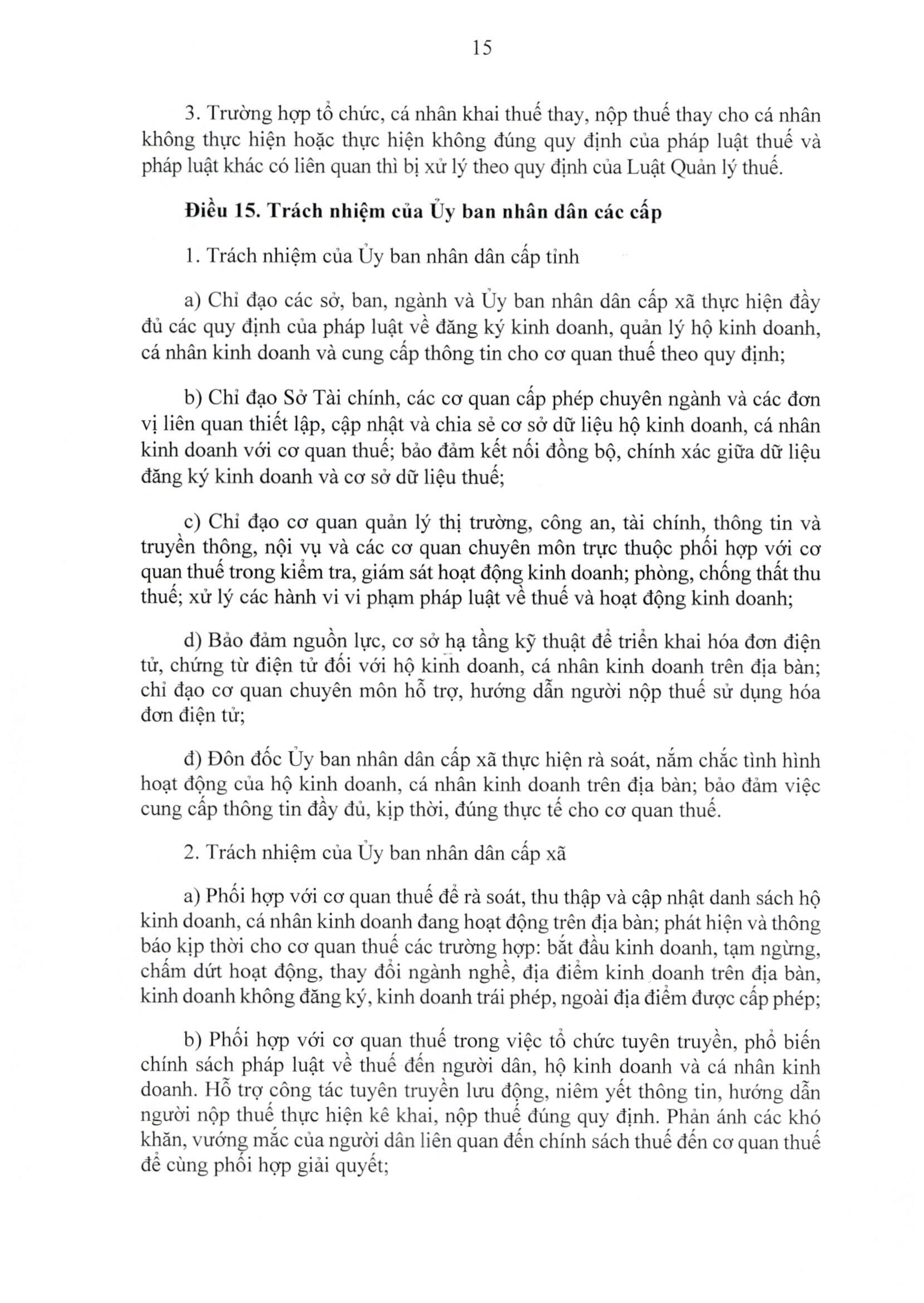 TOÀN VĂN: Nghị định 68/2026/NĐ-CP quy định chính sách thuế, quản lý thuế với hộ kinh doanh- Ảnh 15.