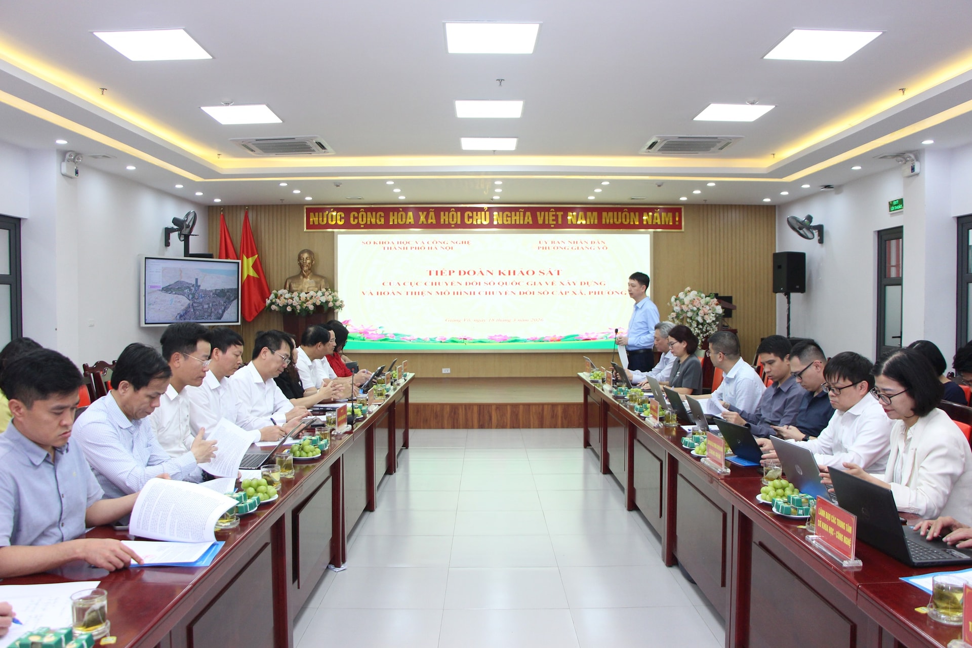 Phường Giảng Võ được đánh giá cao về mức độ chuyển đổi số cấp xã- Ảnh 1.