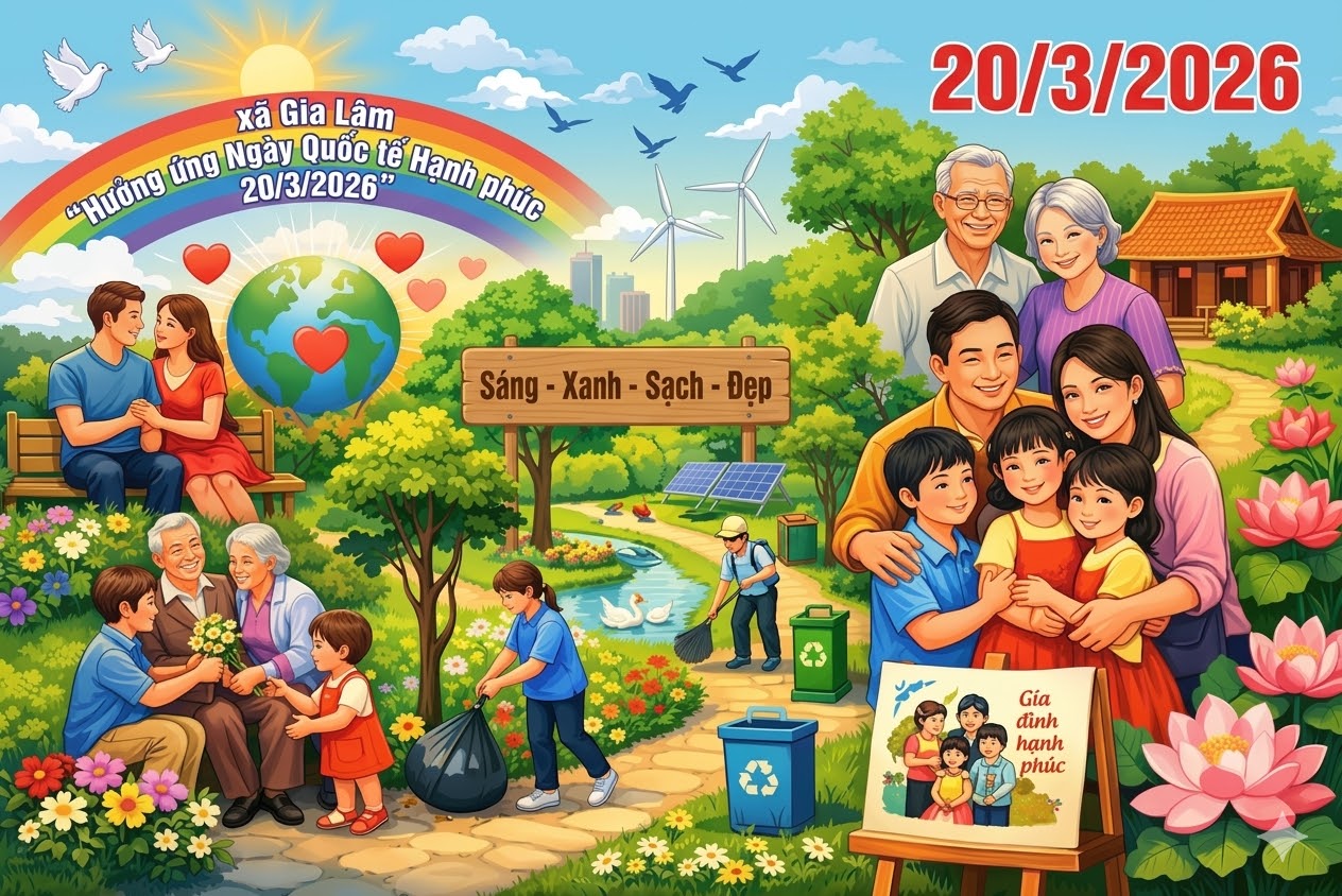 HƯỞNG ỨNG NGÀY QUỐC TẾ HẠNH PHÚC 20/3/2026: LAN TỎA YÊU THƯƠNG – XÂY DỰNG GIA ĐÌNH HẠNH PHÚC, CỘNG ĐỒNG VĂN MINH- Ảnh 1.