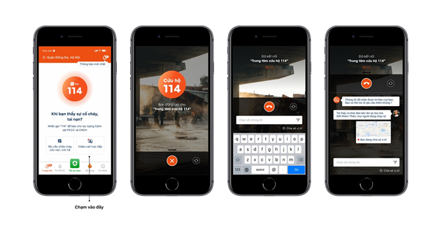 Hướng dẫn cài đặt và sử dụng app "Báo cháy 114"- Ảnh 4.