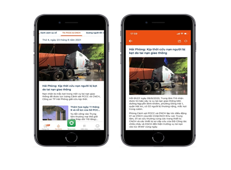 Hướng dẫn cài đặt và sử dụng app "Báo cháy 114"- Ảnh 7.