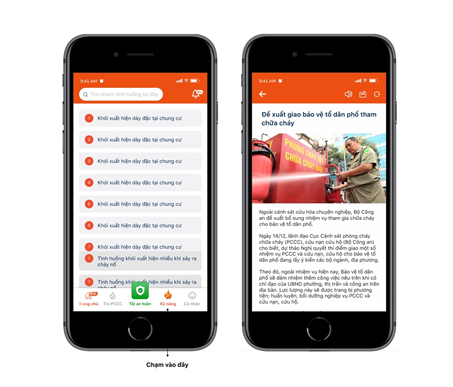 Hướng dẫn cài đặt và sử dụng app "Báo cháy 114"- Ảnh 8.