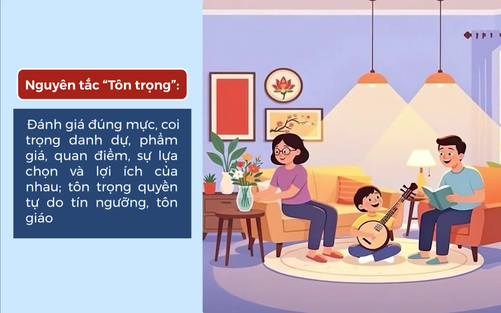 Hãy ứng xử văn minh trong chính gia đình mình