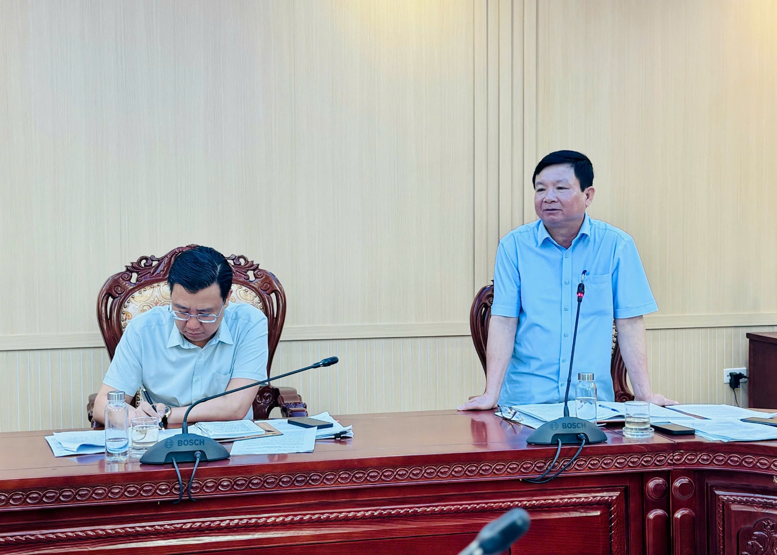 Đảng uỷ Hoài Đức tổ chức Hội nghị họp Ban Chỉ đạo bầu cử, UBBC xã nghe báo cáo kết quả công tác bầu cử đại biểu Quốc hội khóa XVI và đại biểu HĐND các cấp nhiệm kỳ 2026 - 2031 trên địa bàn xã- Ảnh 2.