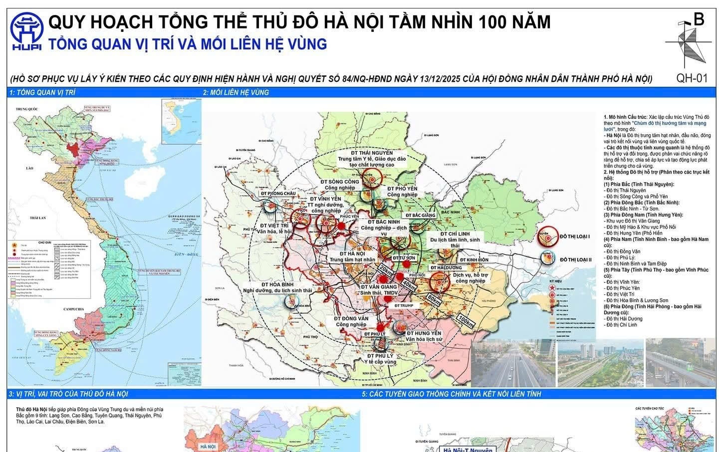 QUY HOẠCH THỦ ĐÔ HÀ NỘI TẦM NHÌN 100 NĂM: LẤY CON NGƯỜI LÀM TRUNG TÂM PHÁT TRIỂN