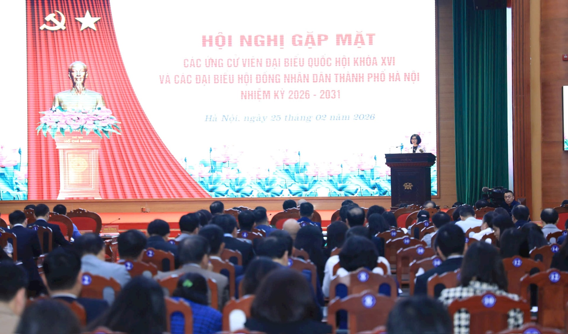 Hà Nội gặp mặt các ứng cử viên đại biểu Quốc hội và HĐND TP Hà Nội nhiệm kỳ 2026-2031- Ảnh 1.