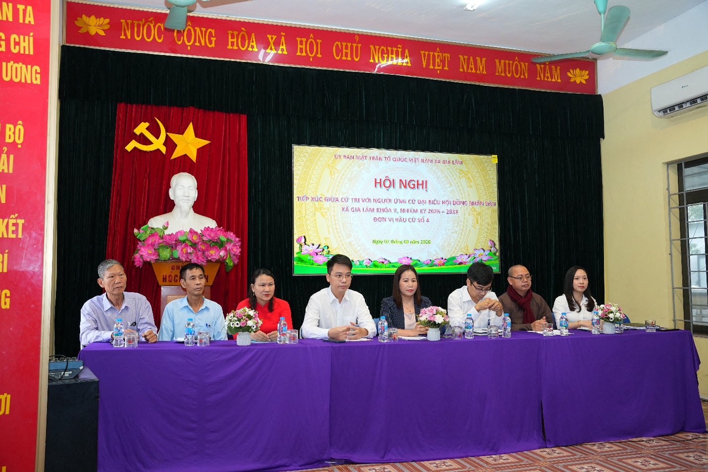 HỘI NGHỊ TIẾP XÚC CỬ TRI VỚI NGƯỜI ỨNG CỬ ĐẠI BIỂU HĐND XÃ GIA LÂM KHÓA II, NHIỆM KỲ 2026–2031 TẠI ĐƠN VỊ BẦU CỬ SỐ 04- Ảnh 2.