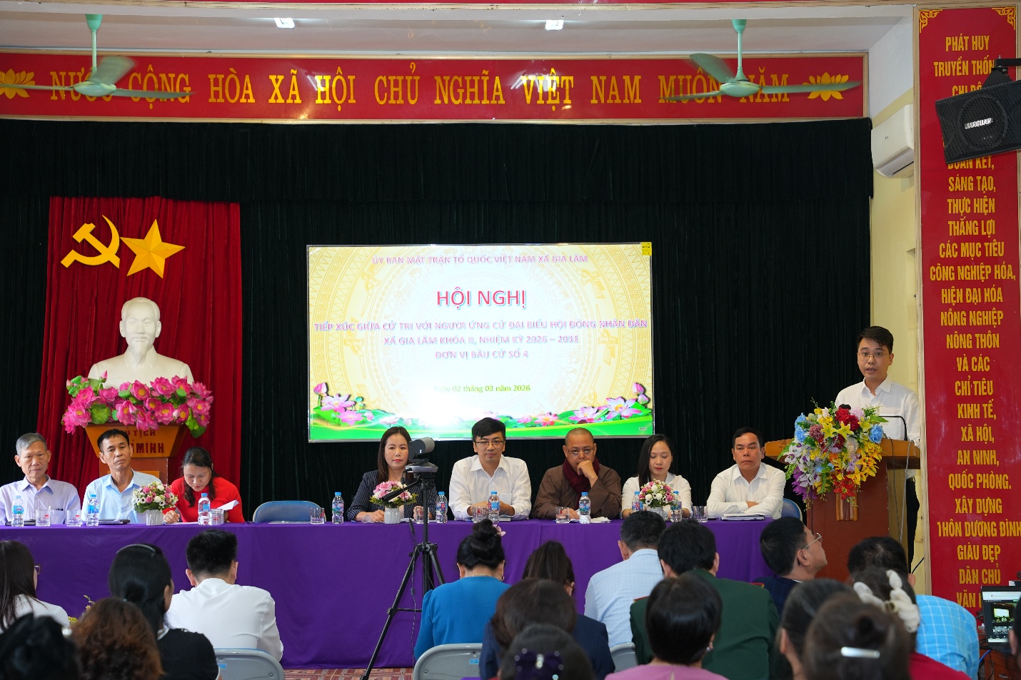 HỘI NGHỊ TIẾP XÚC CỬ TRI VỚI NGƯỜI ỨNG CỬ ĐẠI BIỂU HĐND XÃ GIA LÂM KHÓA II, NHIỆM KỲ 2026–2031 TẠI ĐƠN VỊ BẦU CỬ SỐ 04- Ảnh 3.