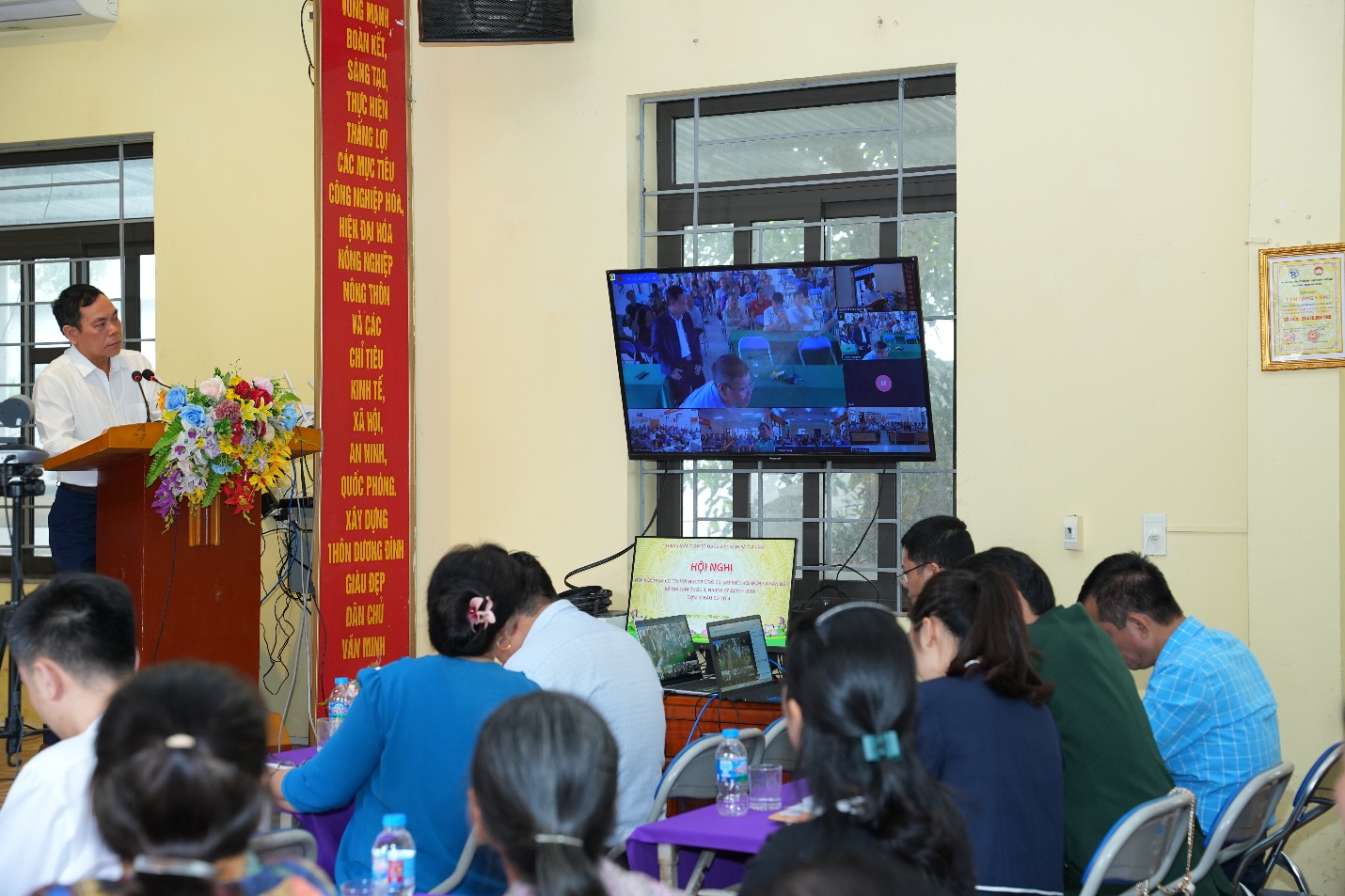 HỘI NGHỊ TIẾP XÚC CỬ TRI VỚI NGƯỜI ỨNG CỬ ĐẠI BIỂU HĐND XÃ GIA LÂM KHÓA II, NHIỆM KỲ 2026–2031 TẠI ĐƠN VỊ BẦU CỬ SỐ 04- Ảnh 4.